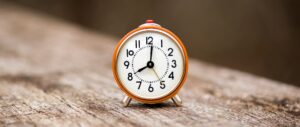 Alarm clock banner