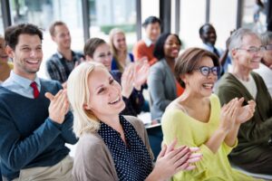 Audience Applaud Clapping Happines Appreciation Training Concept