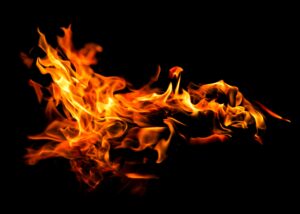 Fire flames
