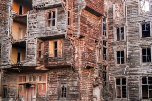 Old Greek Orthodox Orphanage in Buyukada Island. Istanbul, Turkey.